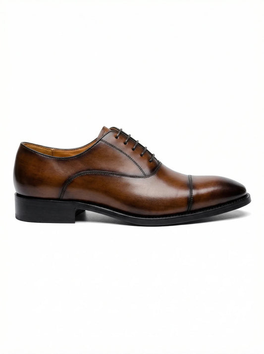 Stonebrook Studio - StonebrookStudio | Men’s Leather Oxford Shoes - Brown