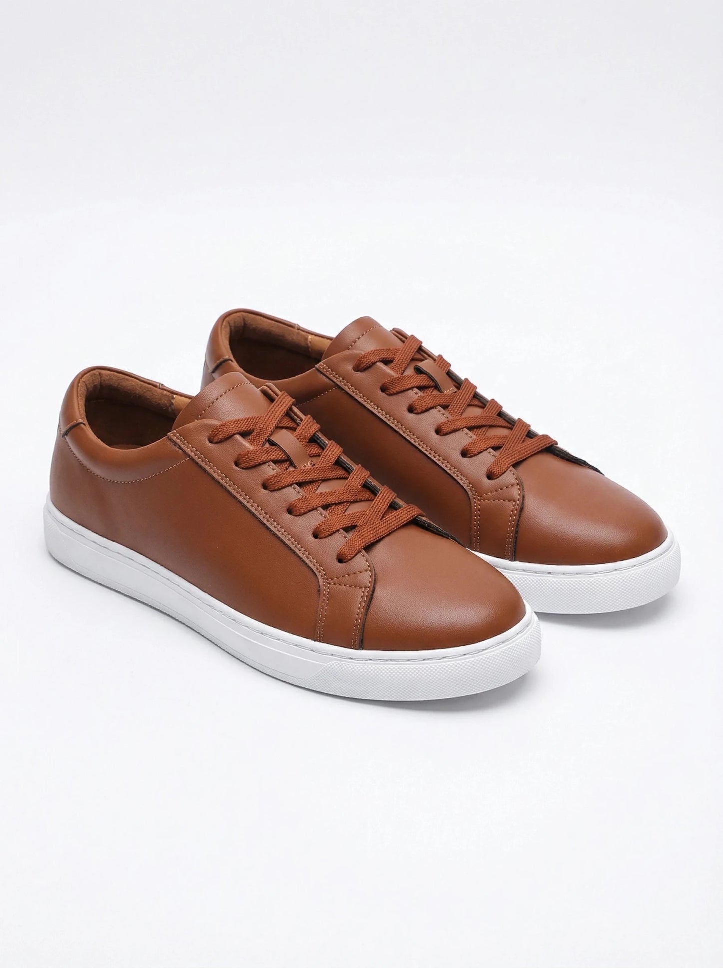Stonebrook Studio - StonebrookStudio | Leather Lace - Up Smart Trainers