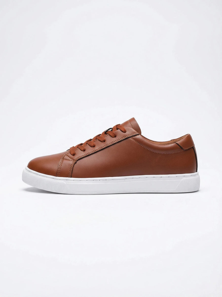Stonebrook Studio - StonebrookStudio | Leather Lace - Up Smart Trainers