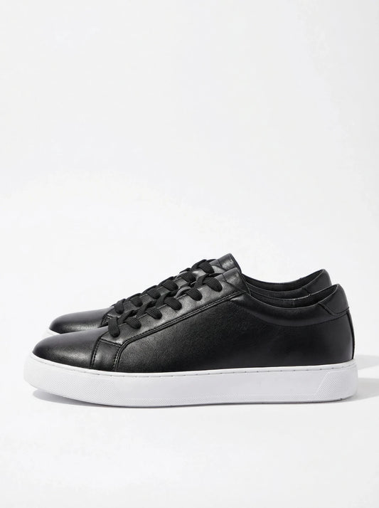 Stonebrook Studio - StonebrookStudio | Leather Lace - Up Smart Trainers