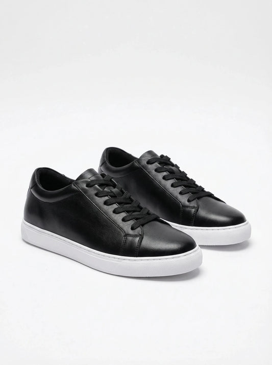 Stonebrook Studio - StonebrookStudio | Leather Lace - Up Smart Trainers