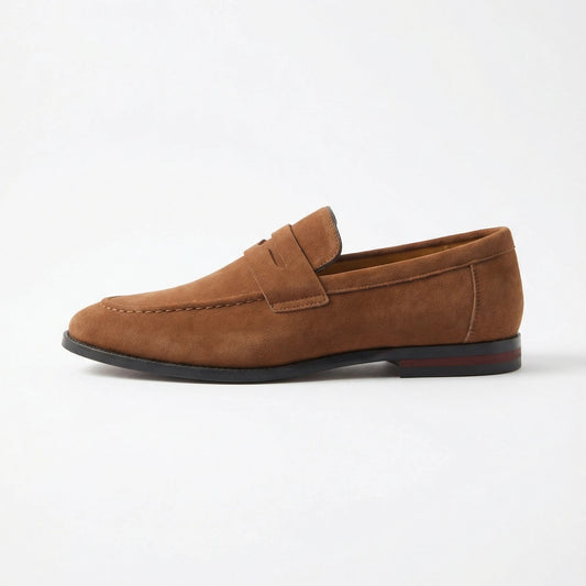 Stonebrook Studio - StonebrookStudio | Men's Suede Penny Loafers - Casual Breathable Slip - On