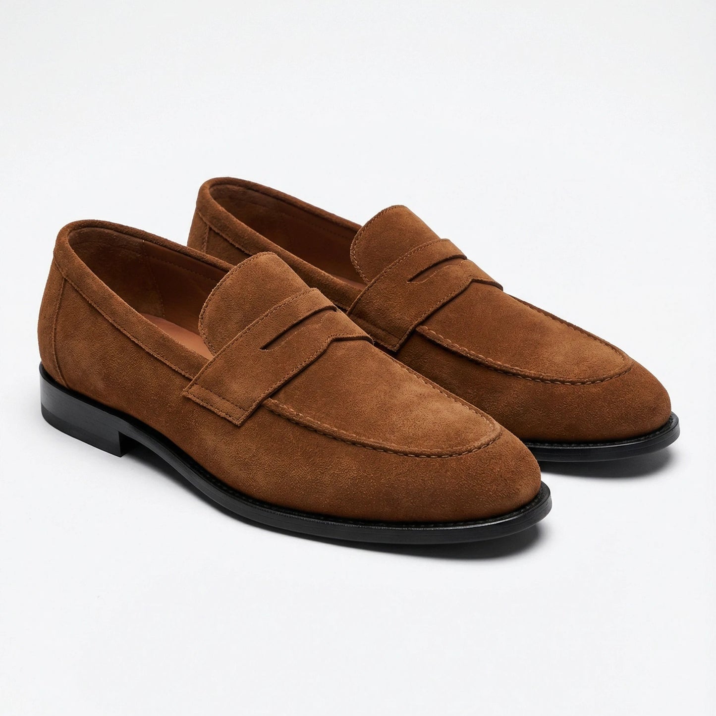 Stonebrook Studio - StonebrookStudio | Men's Suede Penny Loafers - Casual Breathable Slip - On