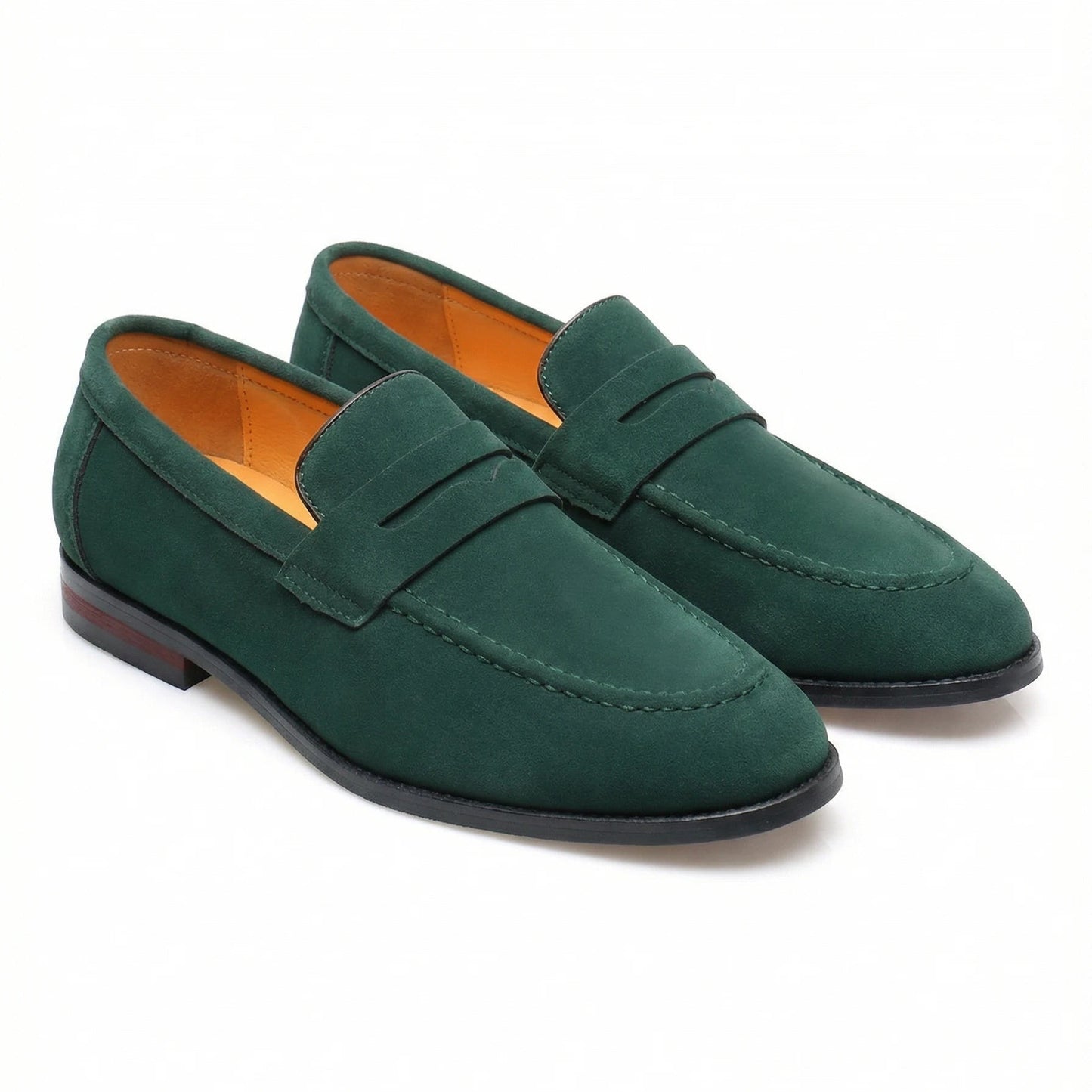 Stonebrook Studio - StonebrookStudio | Men's Suede Penny Loafers - Casual Breathable Slip - On