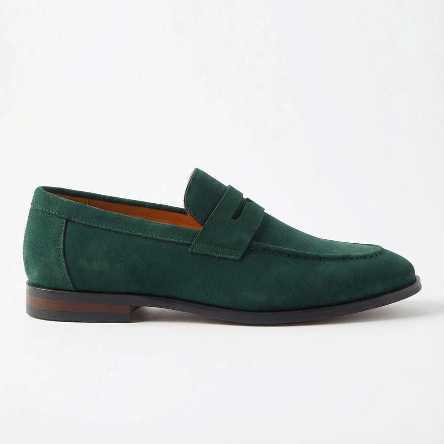Stonebrook Studio - StonebrookStudio | Men's Suede Penny Loafers - Casual Breathable Slip - On