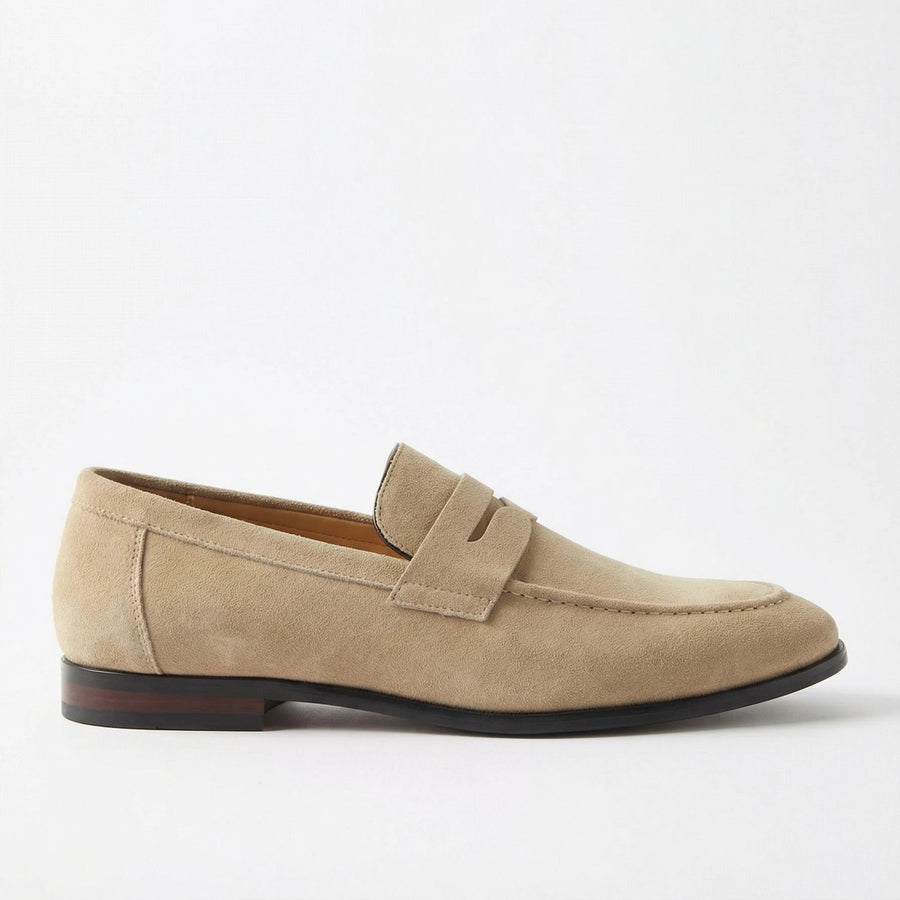 Stonebrook Studio - StonebrookStudio | Men's Suede Penny Loafers - Casual Breathable Slip - On