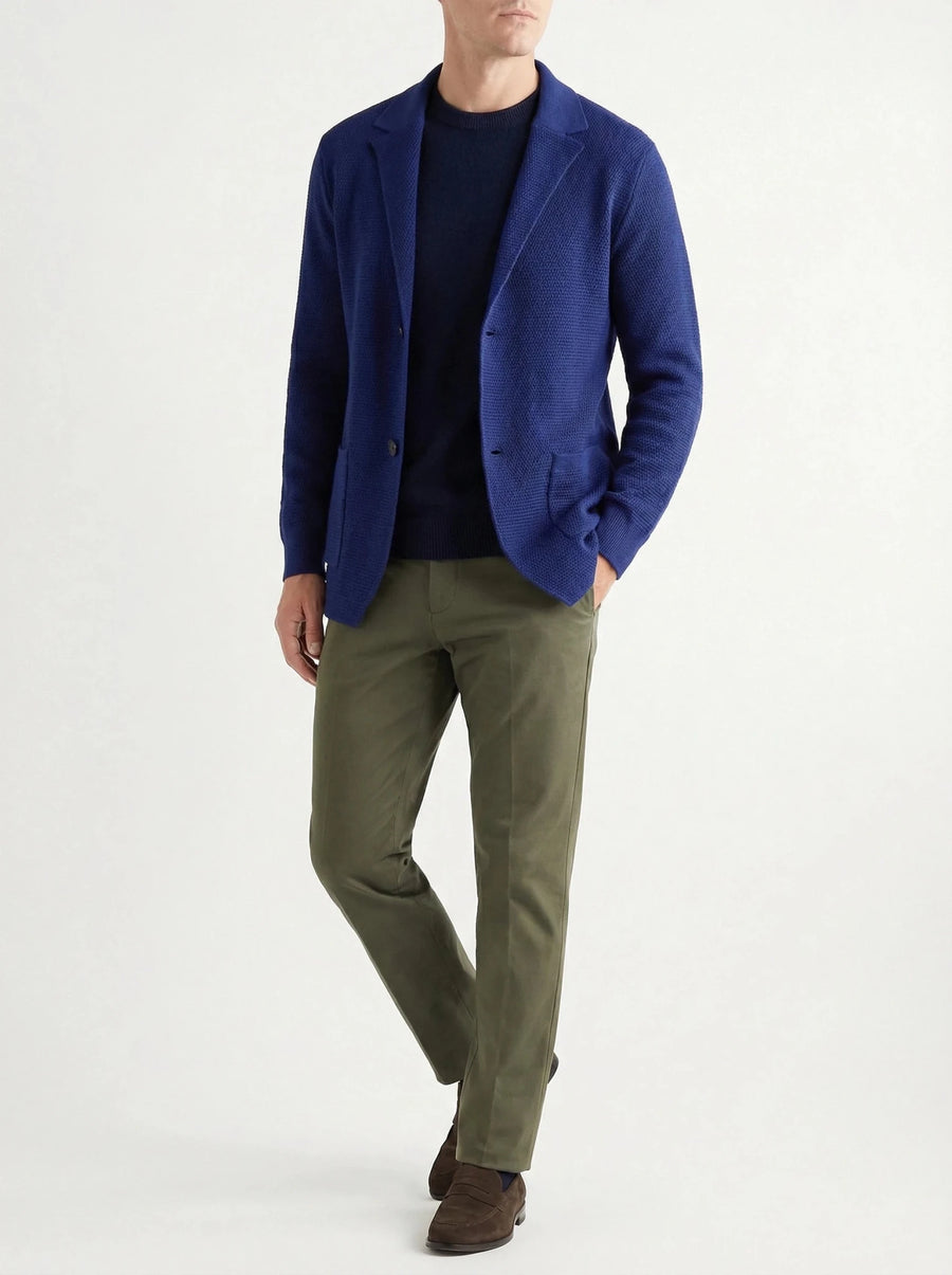 Stonebrook Studio - StonebrookStudio | Men's Lightweight Wool Knitted Blazer