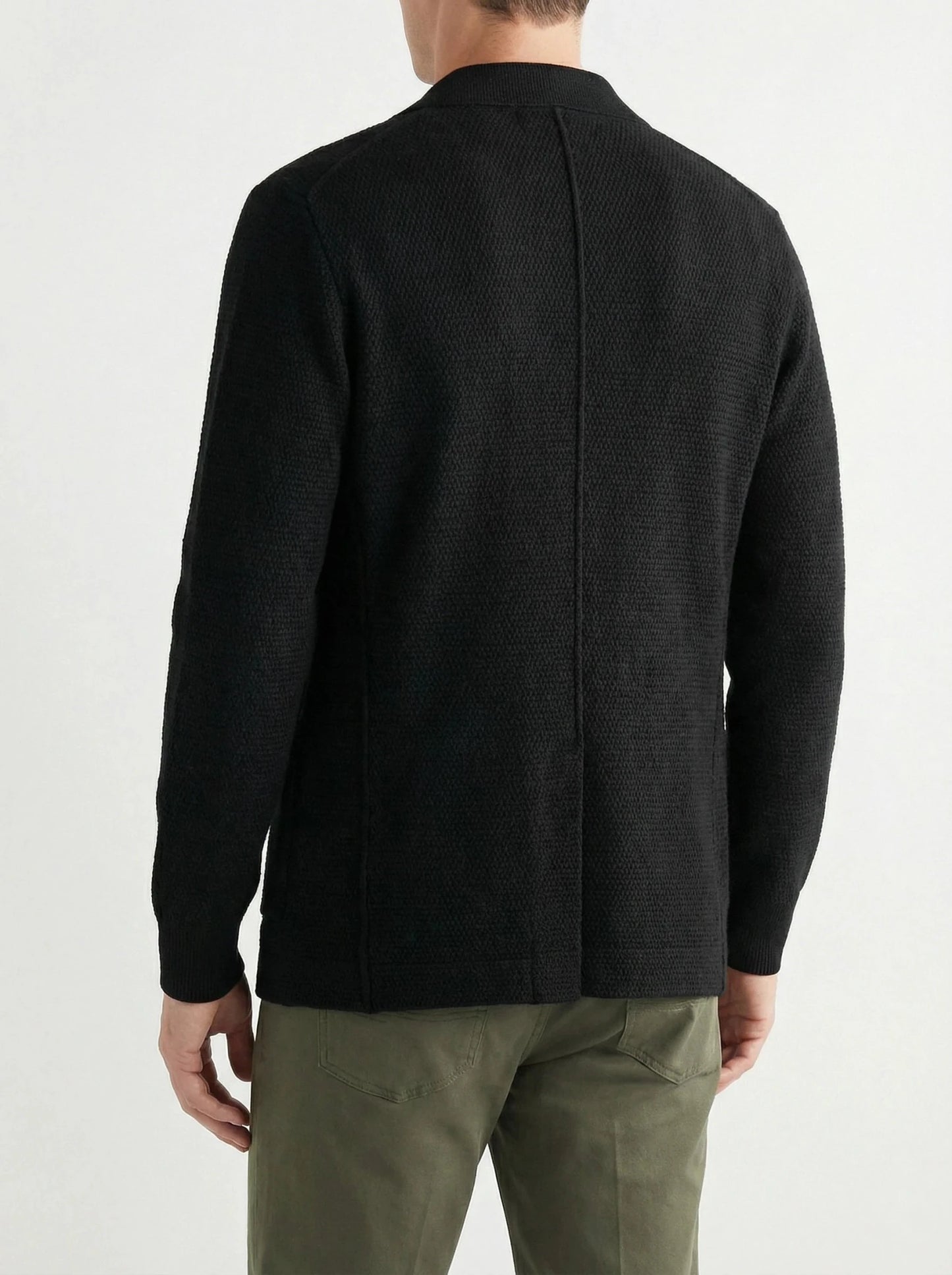 Stonebrook Studio - StonebrookStudio | Men's Lightweight Wool Knitted Blazer