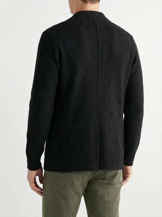 Stonebrook Studio - StonebrookStudio | Men's Lightweight Wool Knitted Blazer