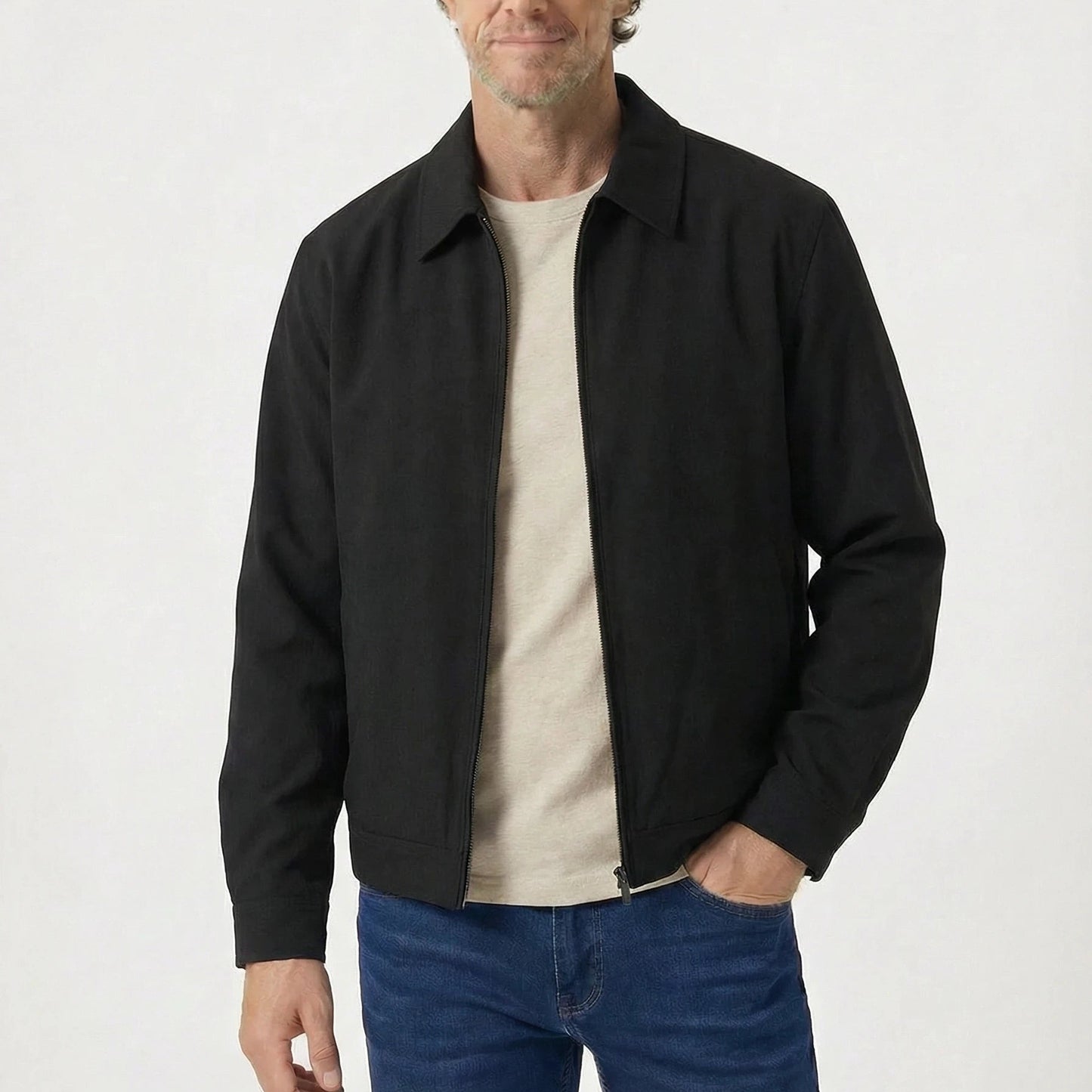Stonebrook Studio - StonebrookStudio | Men’s Lightweight Polyester Zip Jacket