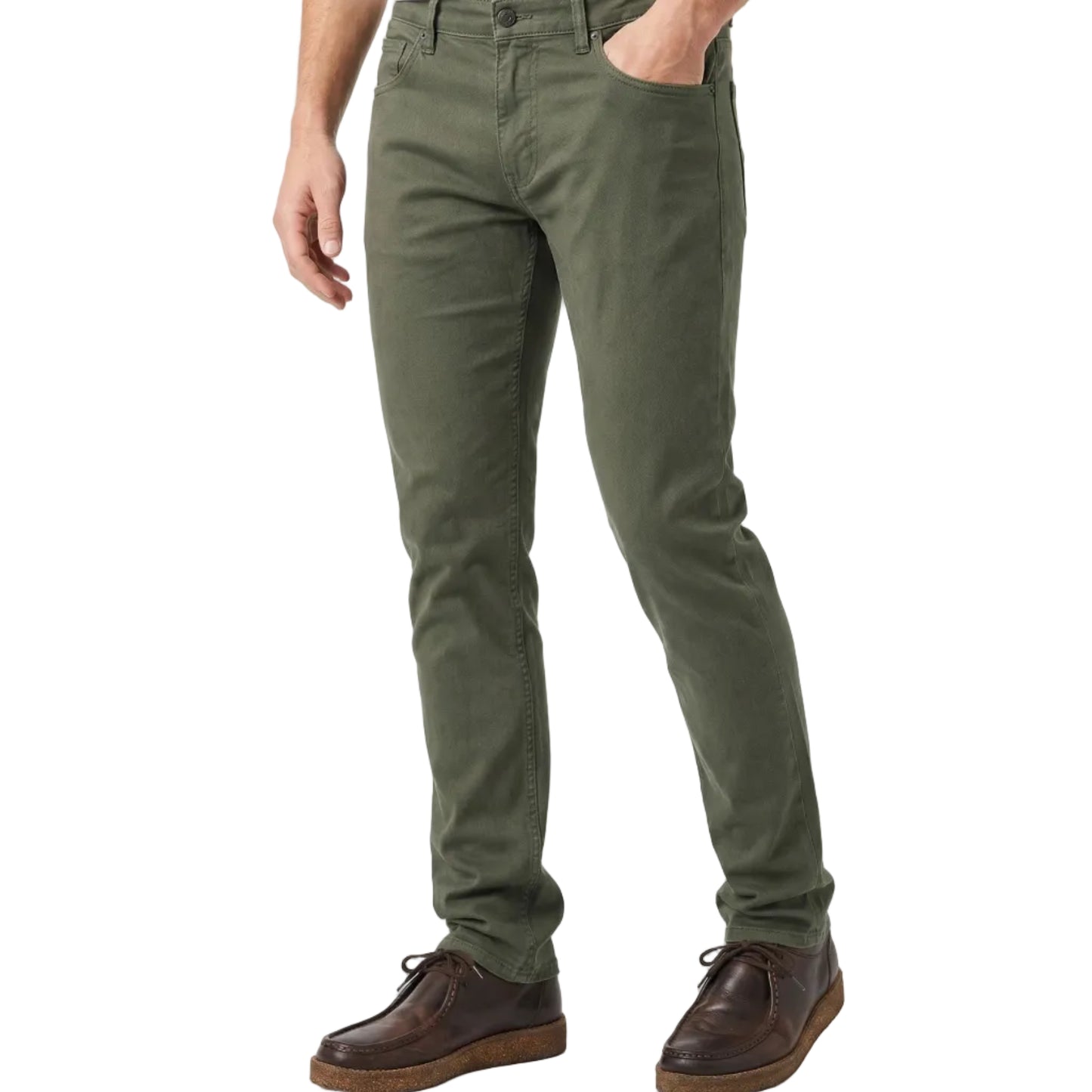 Stonebrook Studio - StonebrookStudio | Men’s Stretch Denim Jeans Structured Comfort Straight Slim Fit