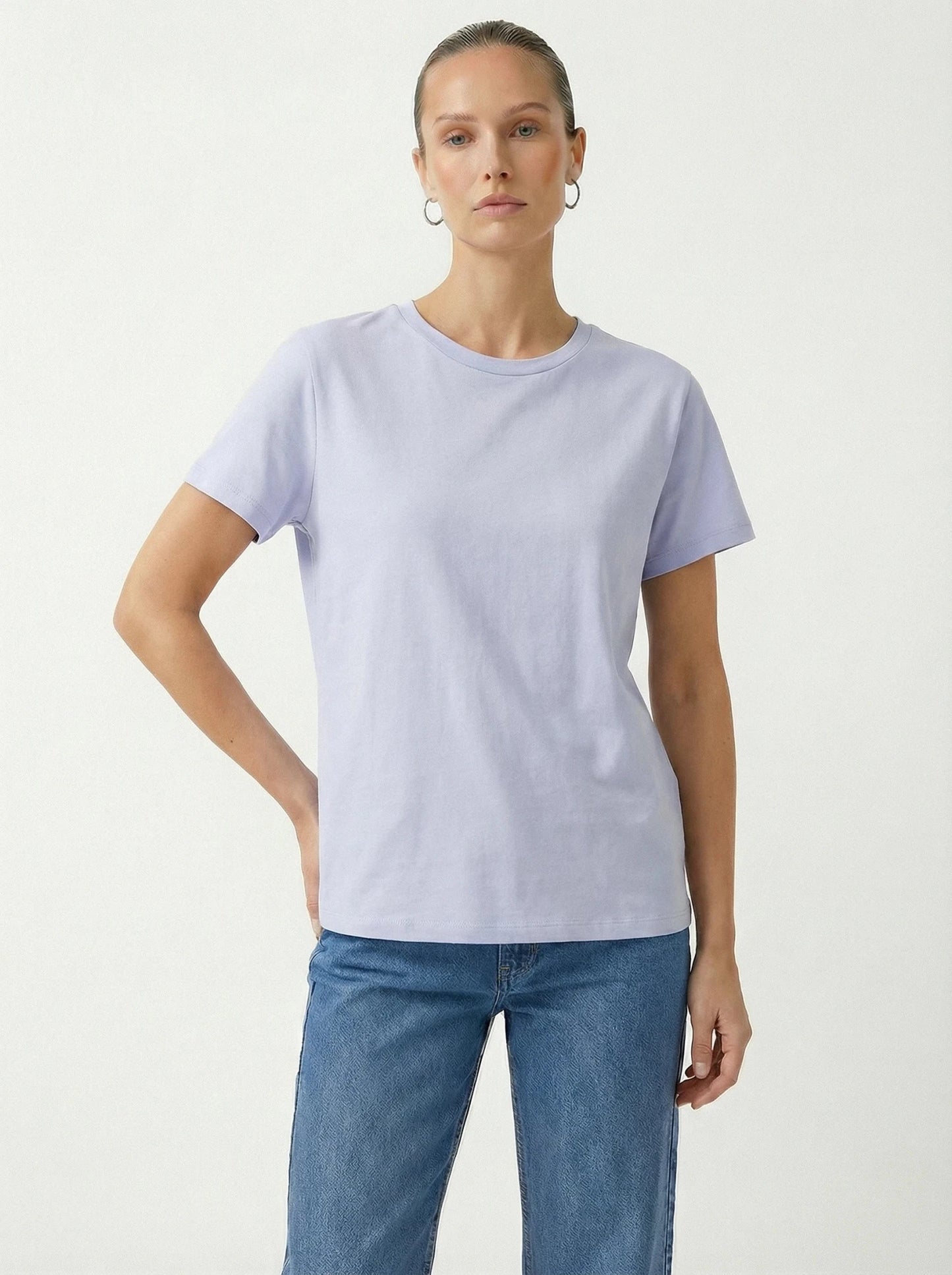 Stonebrook Studio - Stonebrook Studio | Women’s 100% Cotton Short Sleeve T-Shirt - Relaxed Fit
