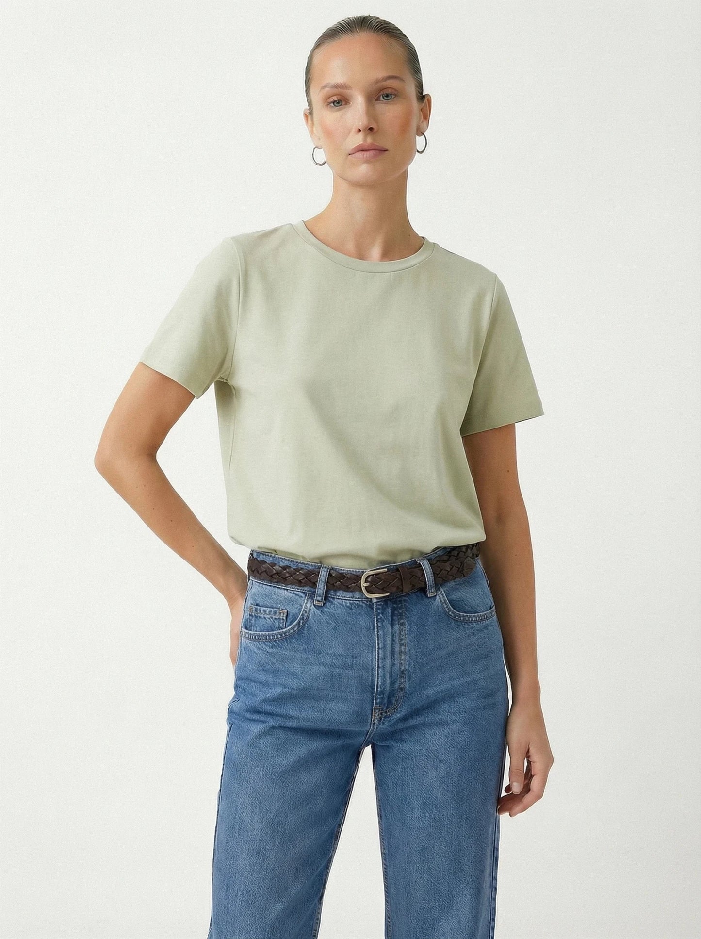 Stonebrook Studio - Stonebrook Studio | Women’s 100% Cotton Short Sleeve T-Shirt - Relaxed Fit
