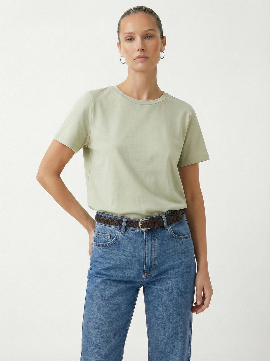 Stonebrook Studio - Stonebrook Studio | Women’s 100% Cotton Short Sleeve T-Shirt - Relaxed Fit