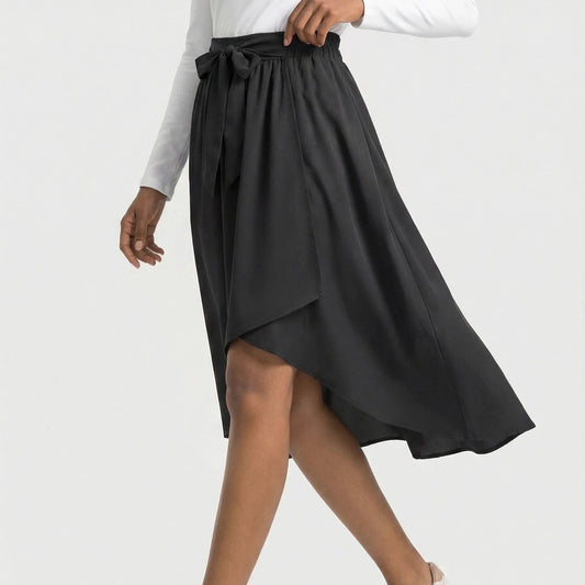 Stonebrook Studio - StonebrookStudio | Women’s High Waisted Midi Casual Skirt