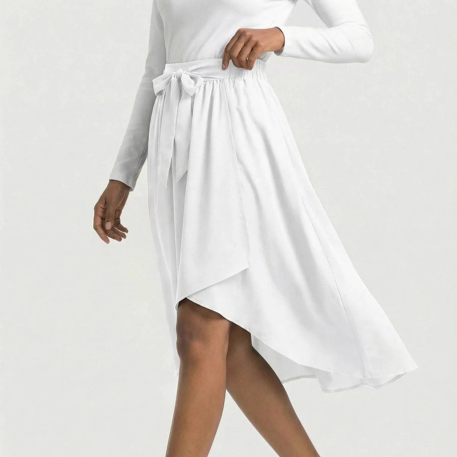 Stonebrook Studio - StonebrookStudio | Women’s High Waisted Midi Casual Skirt
