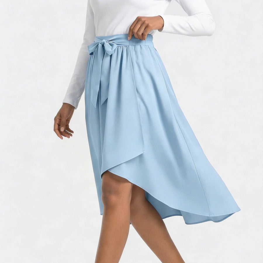 Stonebrook Studio - StonebrookStudio | Women’s High Waisted Midi Casual Skirt