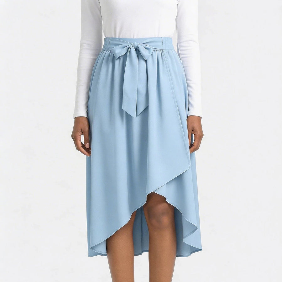 Stonebrook Studio - StonebrookStudio | Women’s High Waisted Midi Casual Skirt