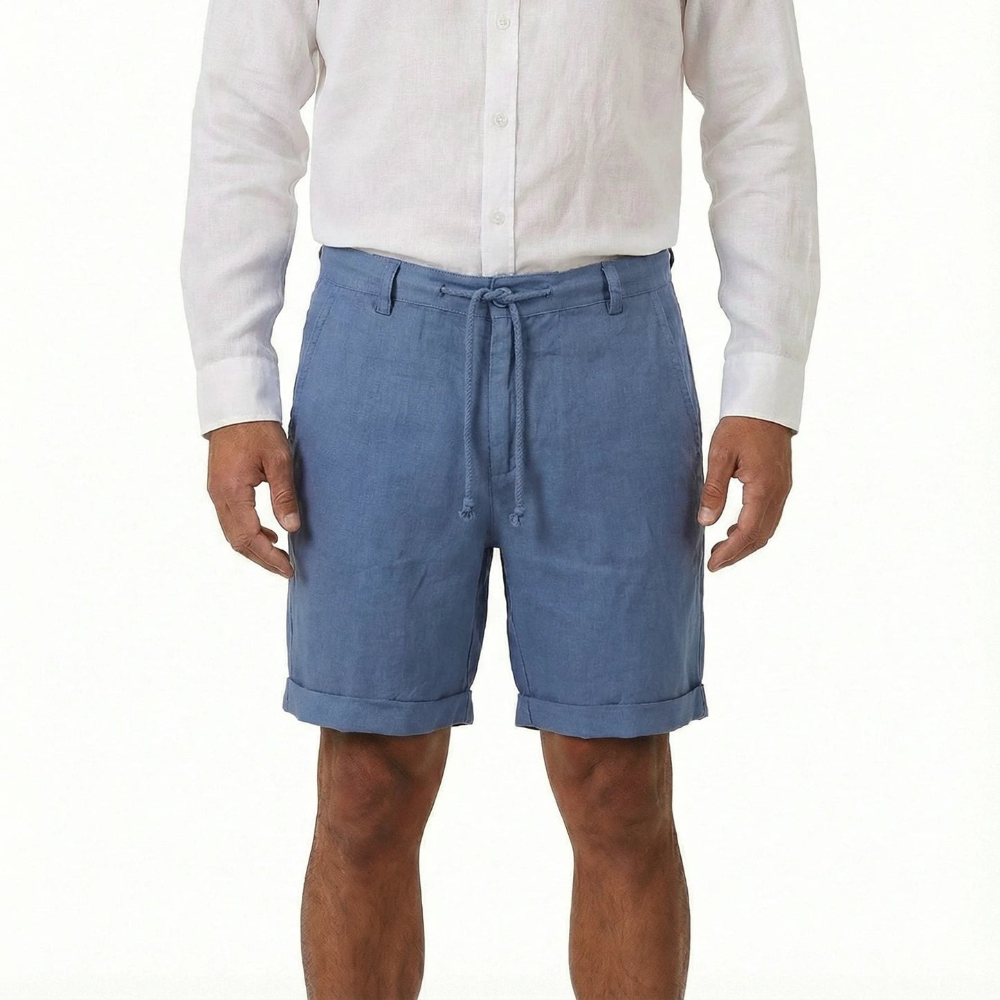 Stonebrook Studio - StonebrookStudio | Men's Drawstring Linen - feel Jogger Chino Shorts