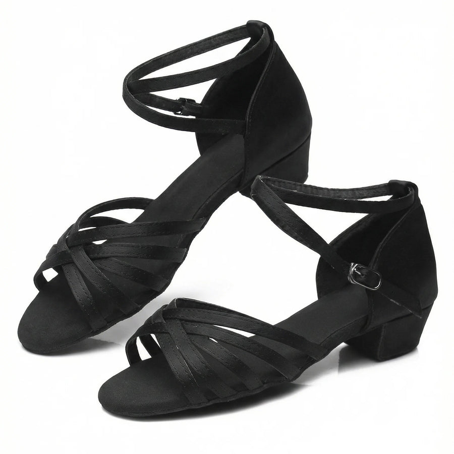 Stonebrook Studio - StonebrookStudio | Women's Faux Leather Strappy Low Block Heeled Sandals
