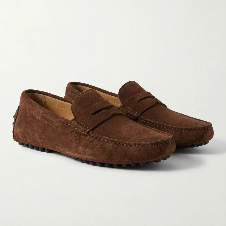 Stonebrook Studio - StonebrookStudio | Men’s Leather Loafers Slip - On Comfort Business Casual