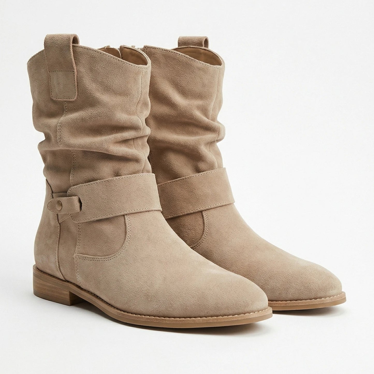Stonebrook Studio - StonebrookStudio | Women’s Comfortable Short Heel Ankle Boots