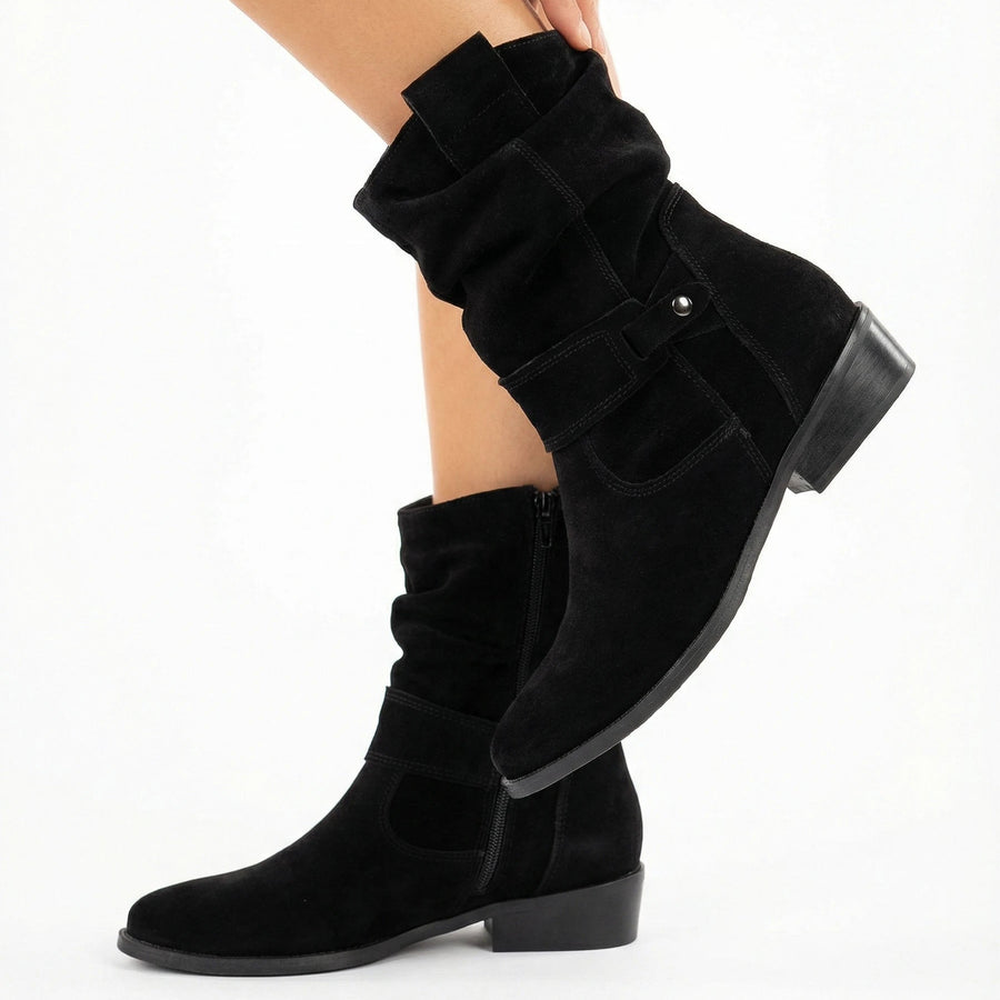 Stonebrook Studio - StonebrookStudio | Women’s Comfortable Short Heel Ankle Boots