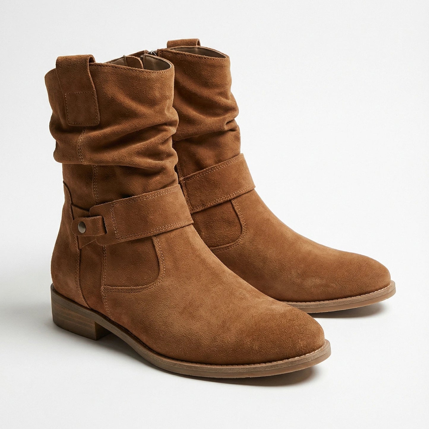 Stonebrook Studio - StonebrookStudio | Women’s Comfortable Short Heel Ankle Boots