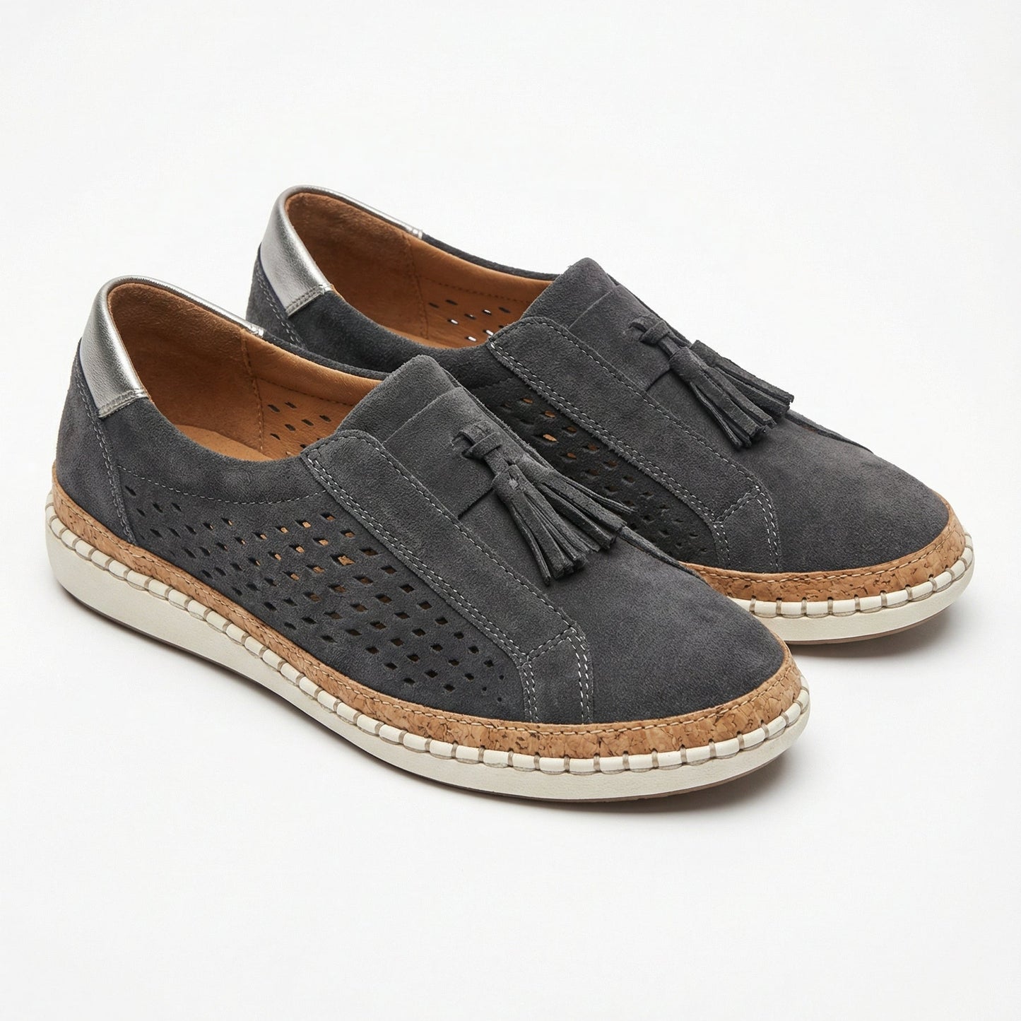 Stonebrook Studio - StonebrookStudio | Women's Orthopedic Leather Slip - On Shoes - Comfort Walking Style
