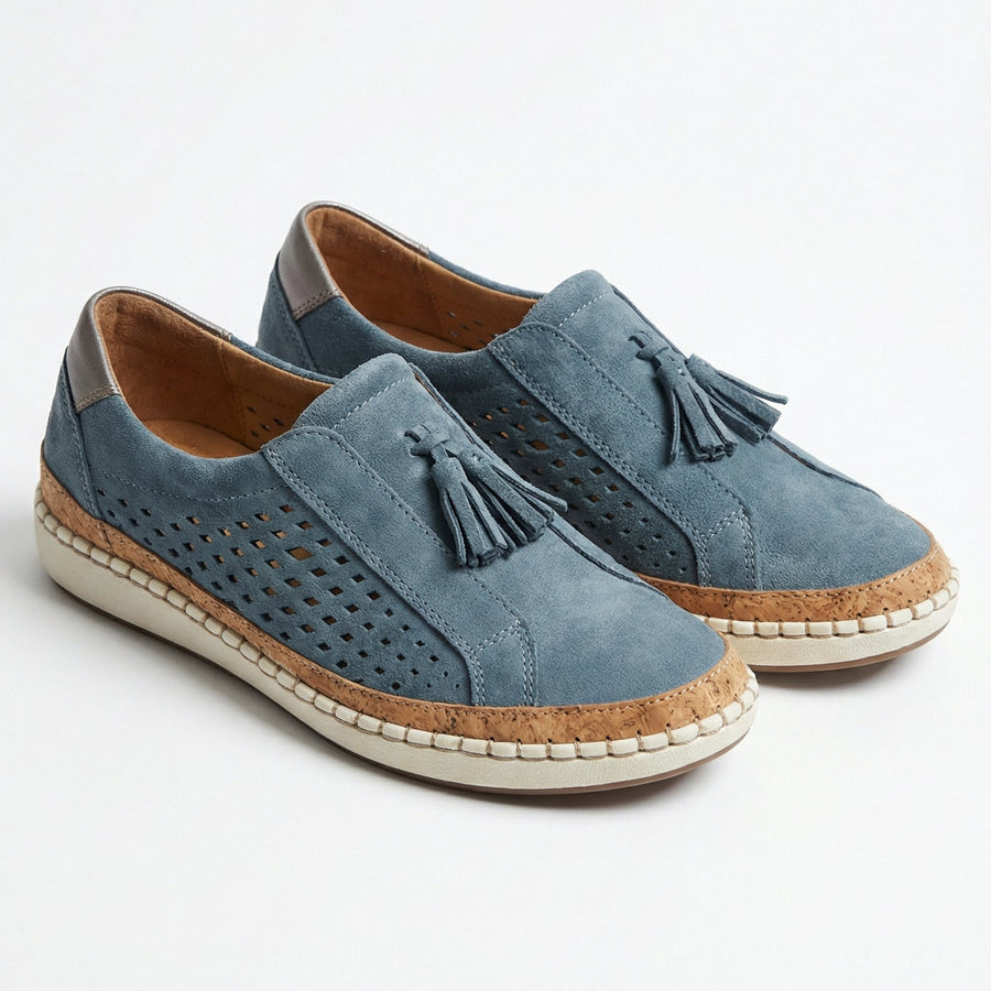 Stonebrook Studio - StonebrookStudio | Women's Orthopedic Leather Slip - On Shoes - Comfort Walking Style
