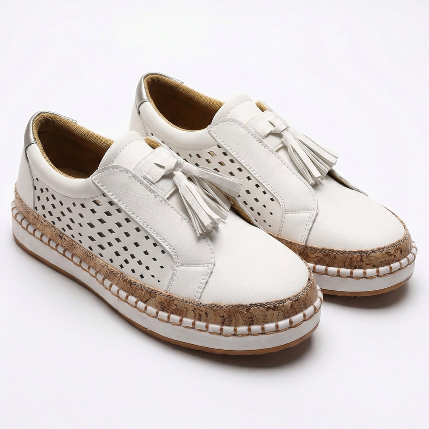 Stonebrook Studio - StonebrookStudio | Women's Orthopedic Leather Slip - On Shoes - Comfort Walking Style