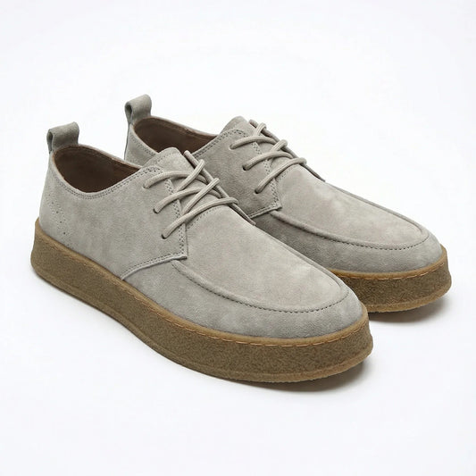 Stonebrook Studio - StonebrookStudio | Suede Sneakers Leather Cushioned Comfort Classic Lace - Up