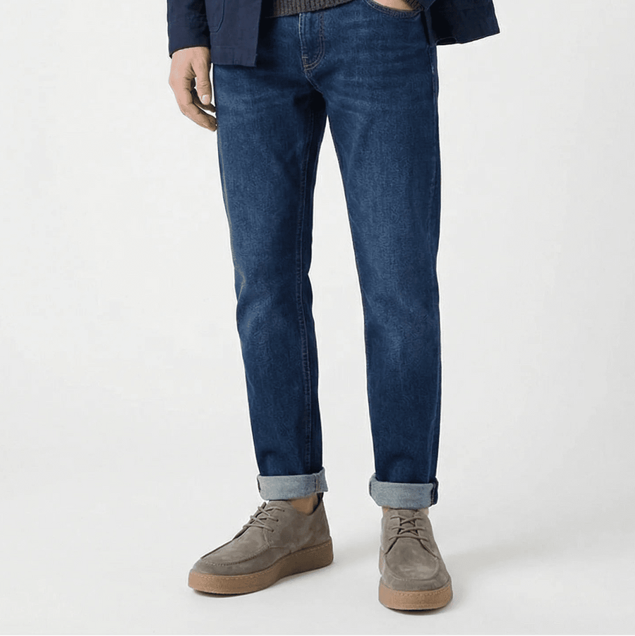 Stonebrook Studio - StonebrookStudio | Suede Sneakers Leather Cushioned Comfort Classic Lace - Up