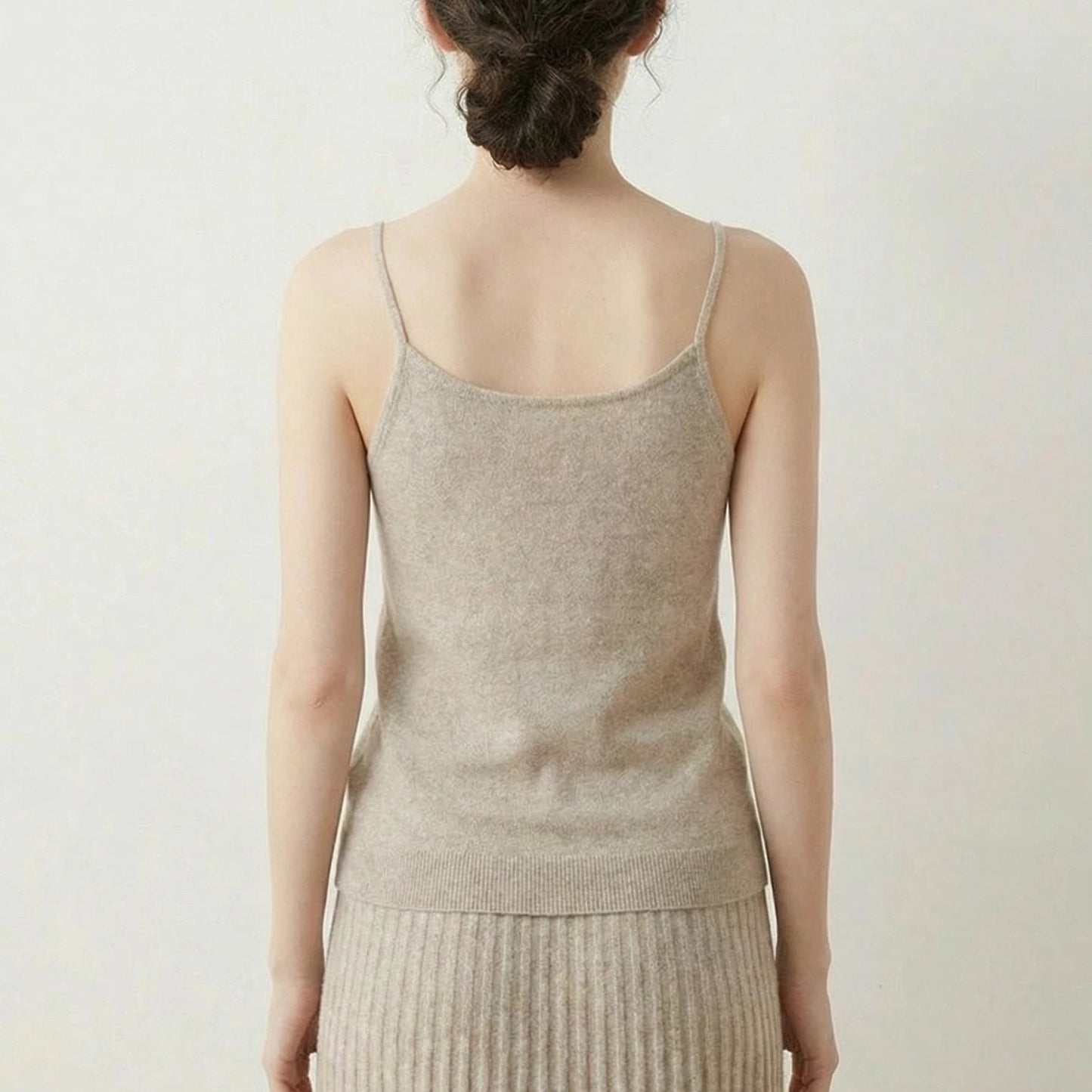Stonebrook Studio - Stonebrook Studio | Women's Cashmere Wool Camisole - Comfortable Slim Fit Knit Top