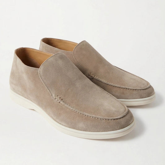 Stonebrook Studio - Stonebrook Studio | Men’s Suede Slip - On Ankle Boots with High Contrast Sole