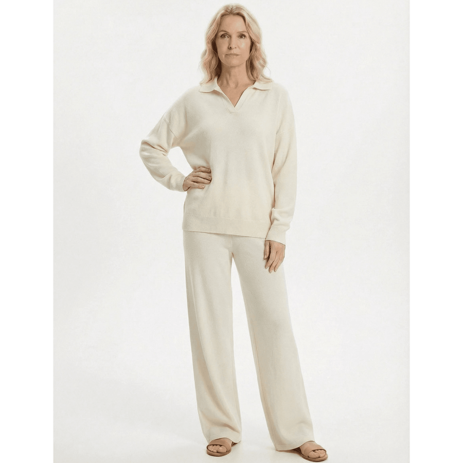 Stonebrook Studio - Stonebrook Studio | Women’s Relaxed - Fit Pullover & Wide - Leg Lounge Trousers Set