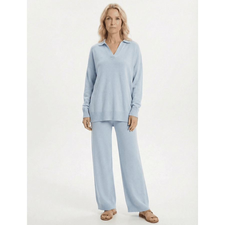 Stonebrook Studio - Stonebrook Studio | Women’s Relaxed - Fit Pullover & Wide - Leg Lounge Trousers Set