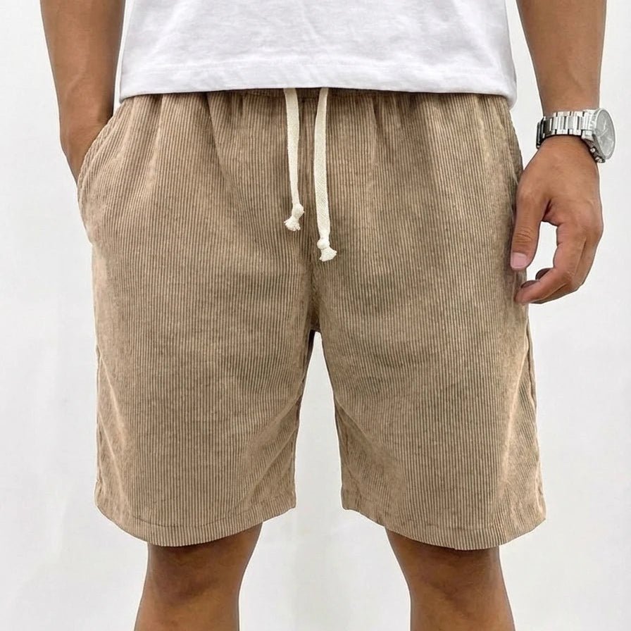 Stonebrook Studio - Stonebrook Studio | Men’s Corduroy Shorts Stretch Comfort Casual Straight Fit