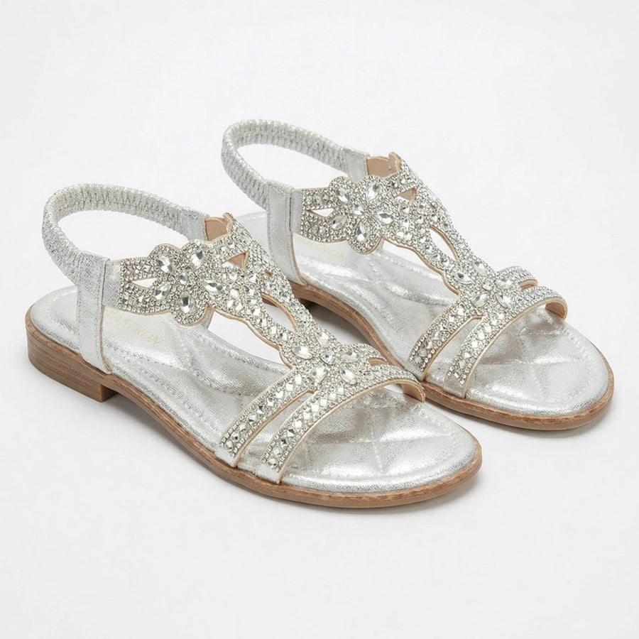 Stonebrook Studio - Stonebrook Studio | Women’s Comfy Elastic Strap Sandals - Lightweight Grip Sole