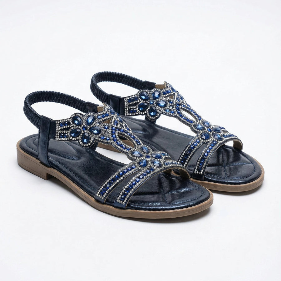 Stonebrook Studio - Stonebrook Studio | Women’s Comfy Elastic Strap Sandals - Lightweight Grip Sole