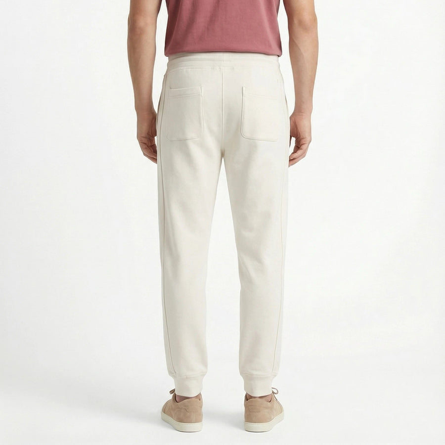 Stonebrook Studio - Stonebrook Studio | Men’s Cotton Textured Drawstring Trousers - Smart - Casual Straight Fit