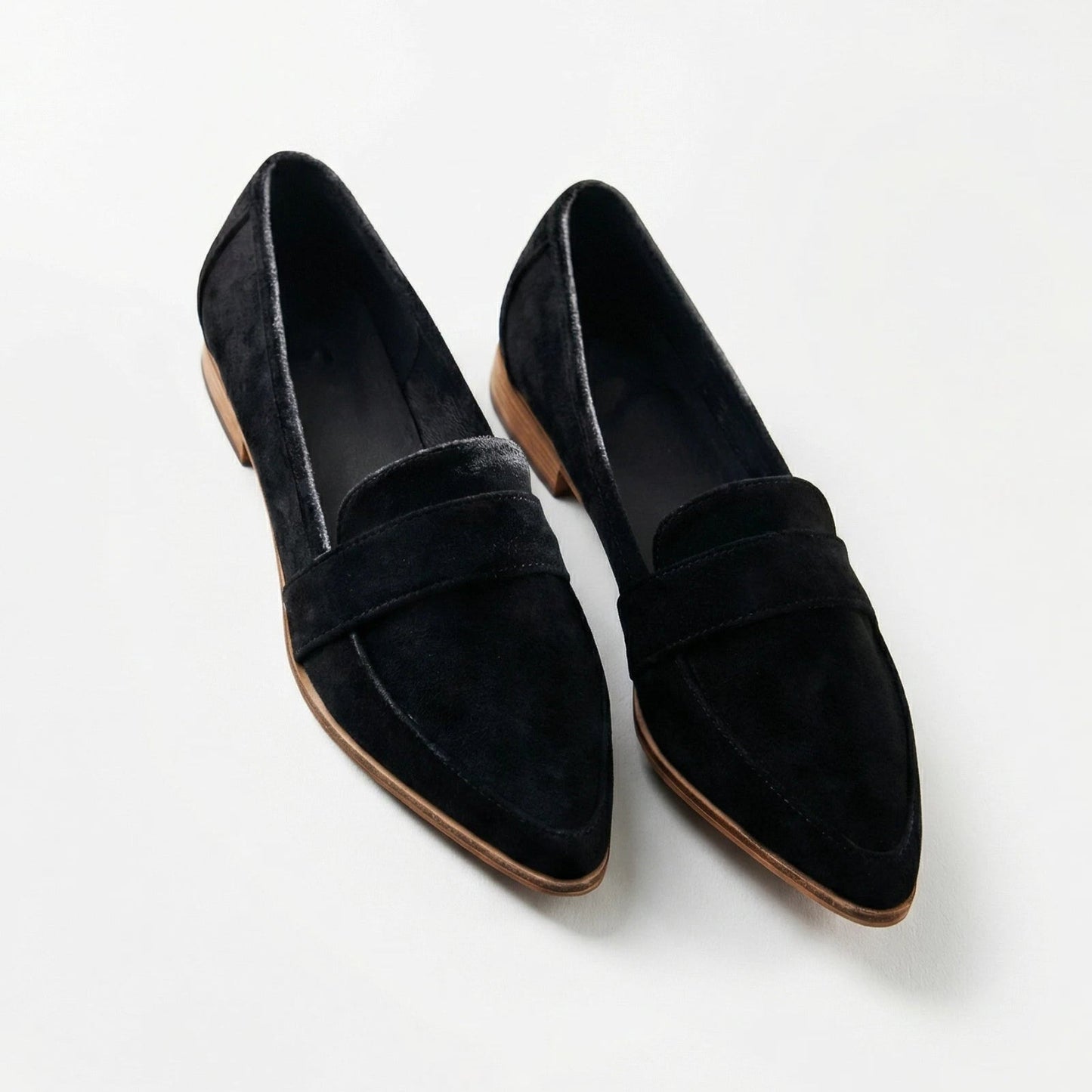 Stonebrook Studio - Stonebrook Studio | Women’s Suede Pointed - Toe Loafers - Low Heel Elegant Comfort