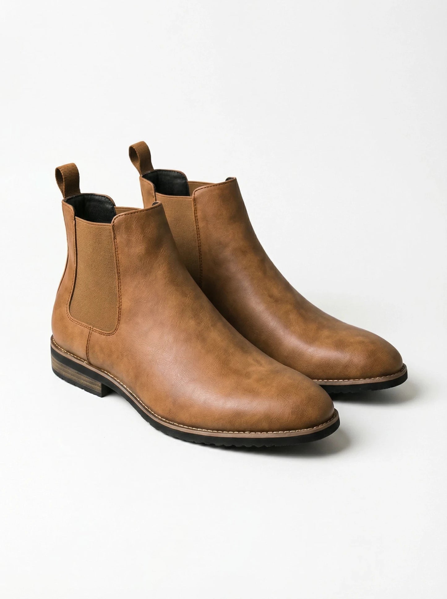 Stonebrook Studio - Stonebrook Studio | Men’s Leather Chelsea Boots - Comfort Slip - On Vintage Style