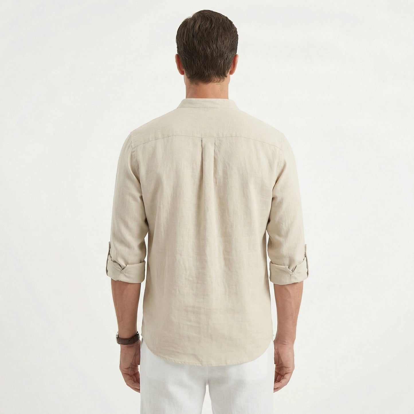 Stonebrook Studio - Stonebrook Studio | Men’s Breathable Linen Shirt - Lightweight Long Sleeve Casual Wear