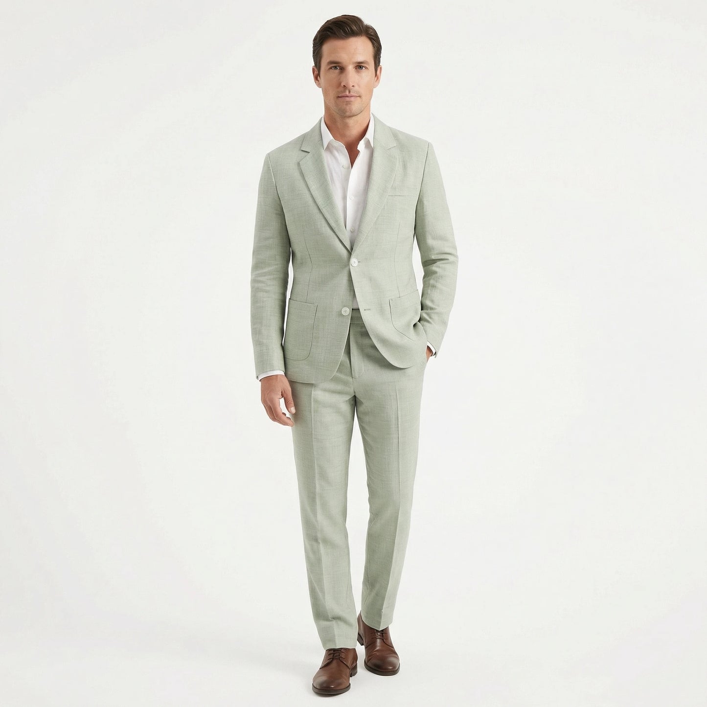 Stonebrook Studio - Stonebrook Studio | Men's Slim Fit Suit Lightweight Two Piece for Weddings and Formal Events
