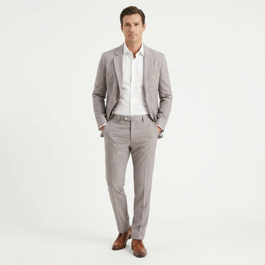 Stonebrook Studio - Stonebrook Studio | Men's Slim Fit Suit Lightweight Two Piece for Weddings and Formal Events