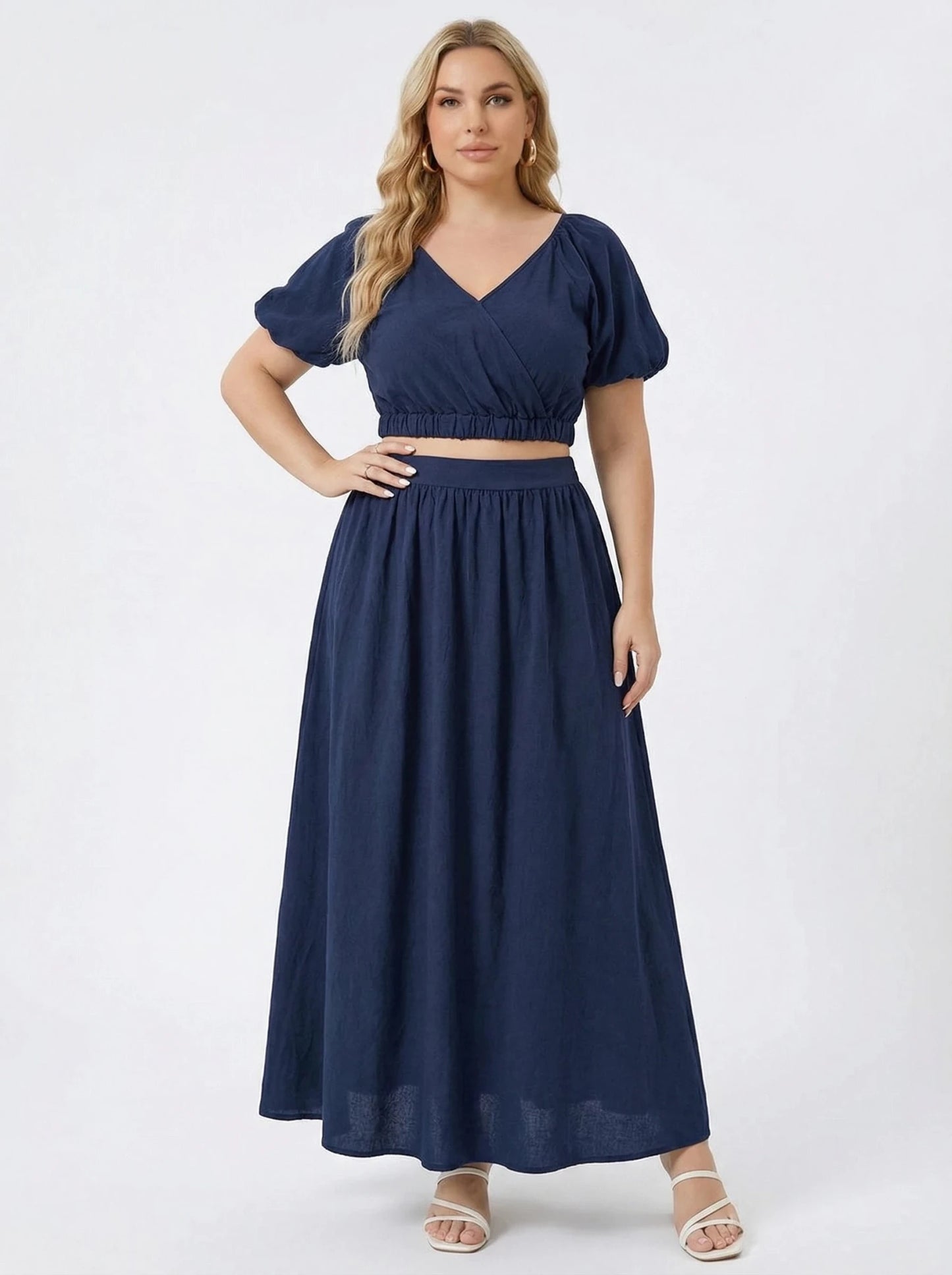 Stonebrook Studio - Stonebrook Studio | Women’s Maxi Dress Set - Comfortable Loose Fit Two Piece