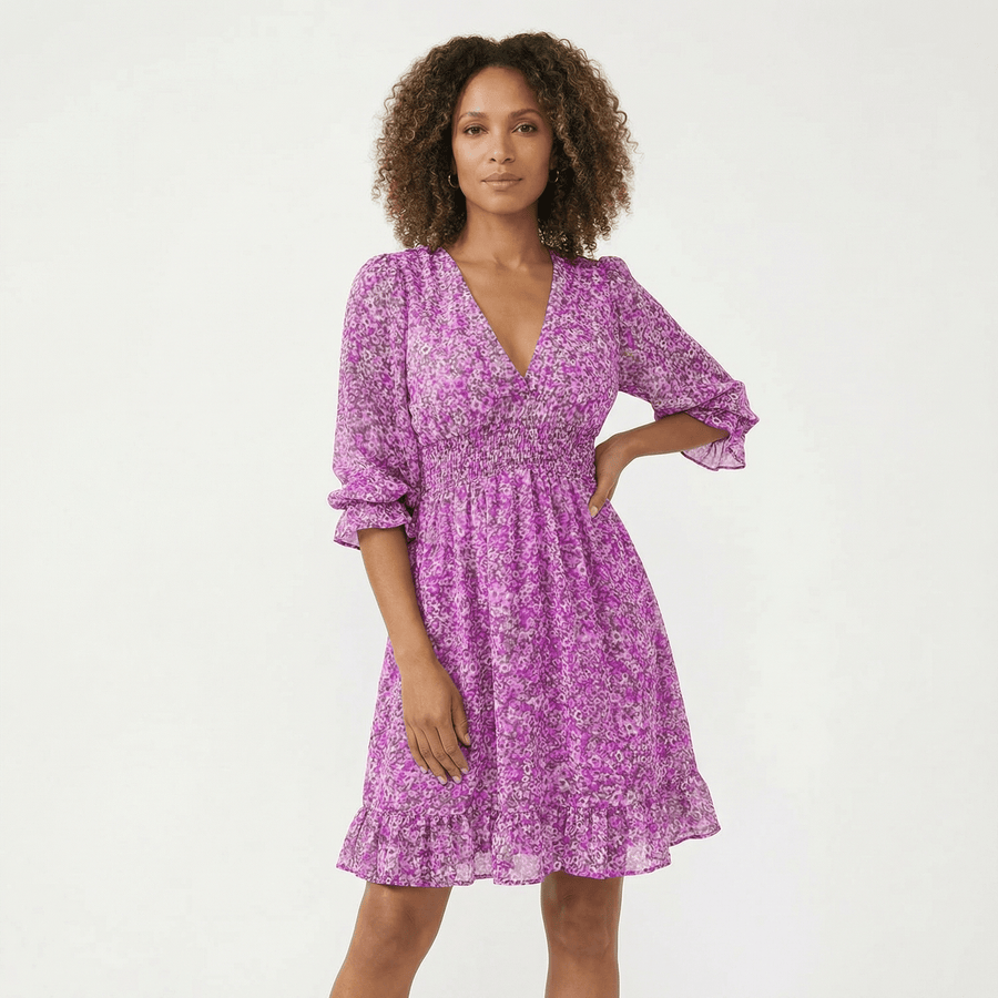 Stonebrook Studio - Stonebrook Studio | Women’s Bohemian Floral Dress - Breathable Midi Fit