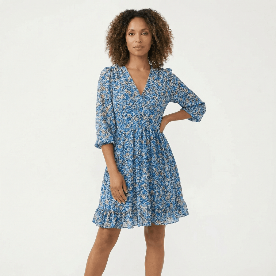 Stonebrook Studio - Stonebrook Studio | Women’s Bohemian Floral Dress - Breathable Midi Fit