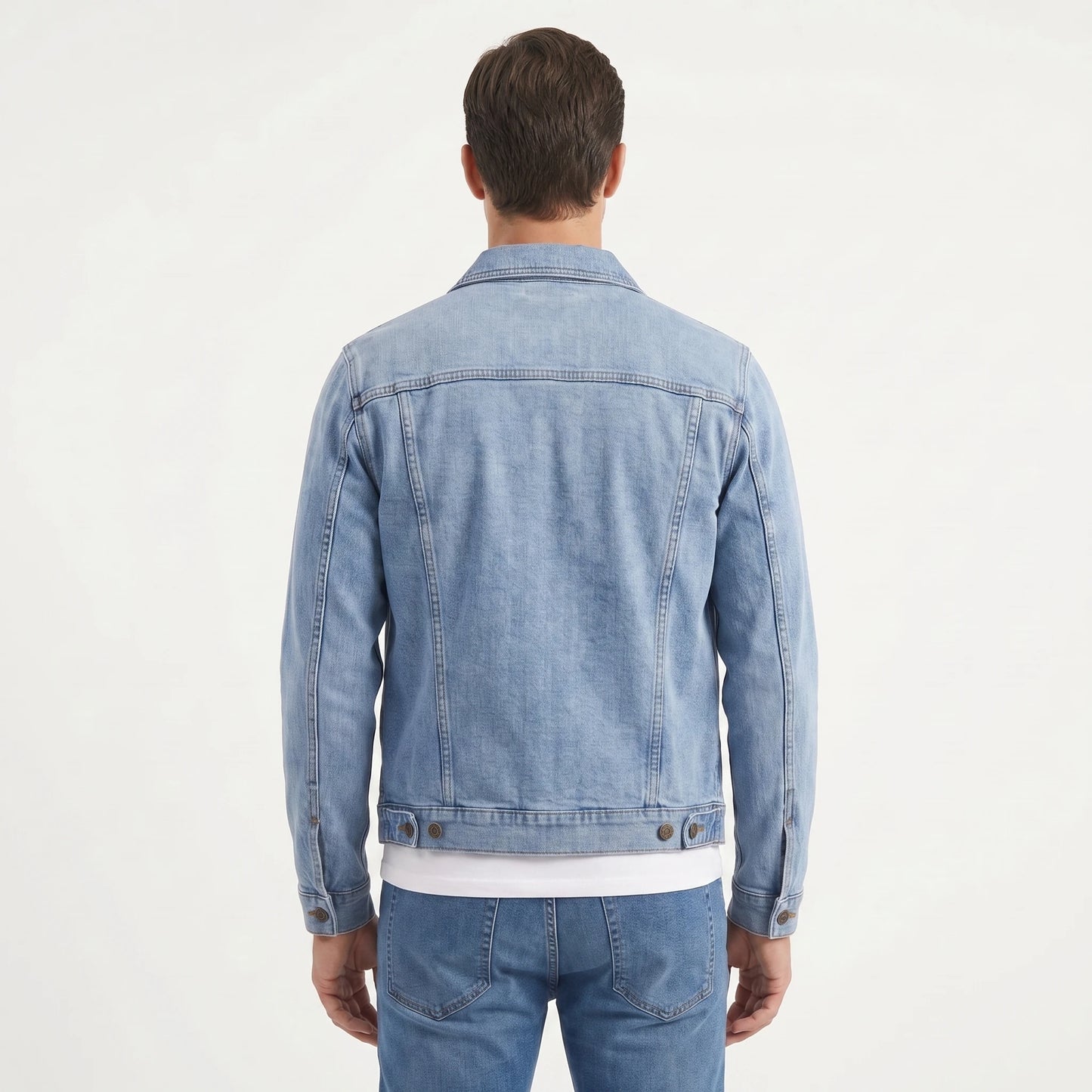 Stonebrook Studio - Stonebrook Studio | Men’s Denim Jacket Slim Fit Lightweight Casual Outwear